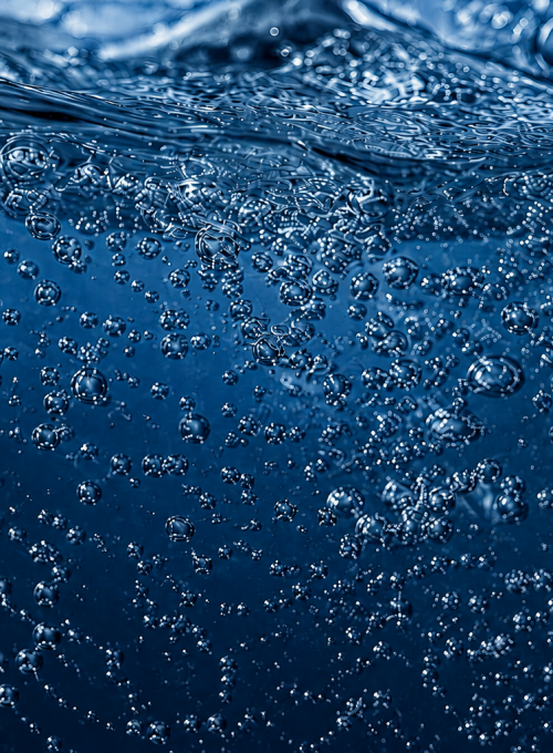 agua detalle burbujas